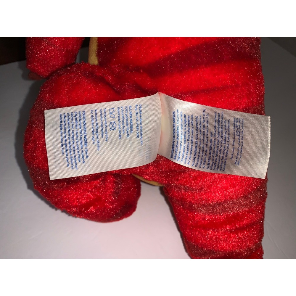 Build-A-Bear Workshop Red Striped T-Rex Dinosaur Plush Stuffed Animal Toy - Picture 9 of 12